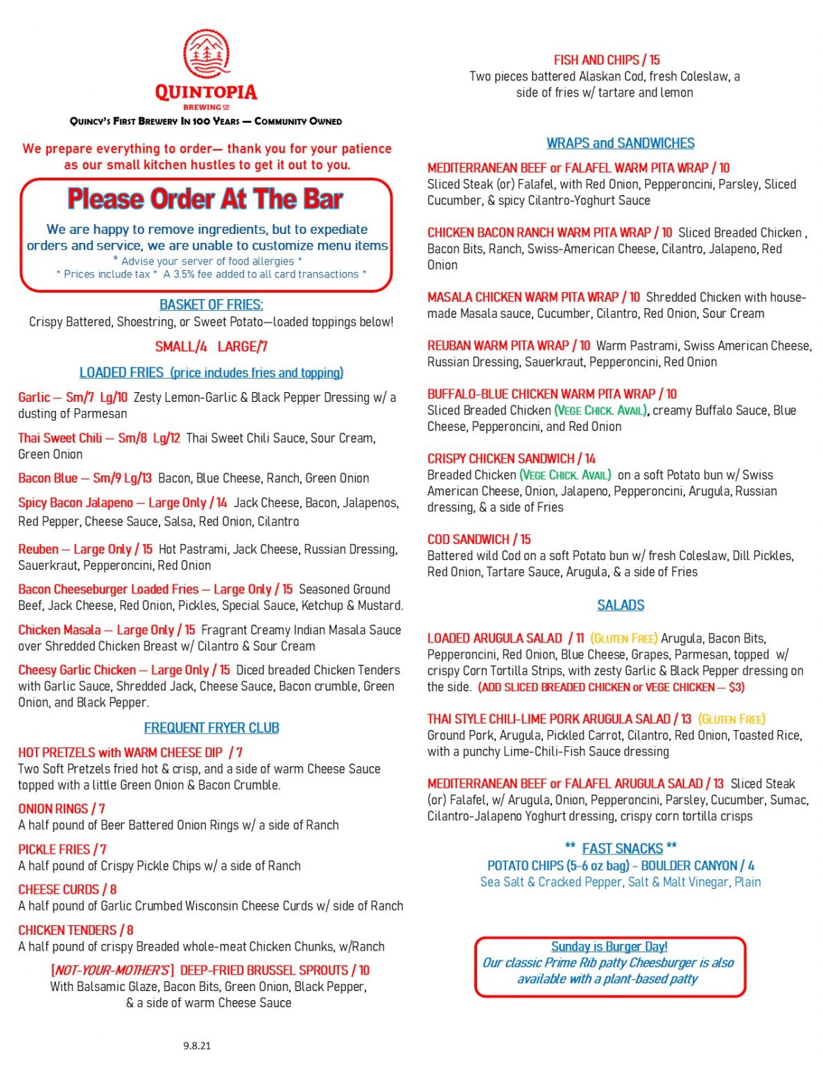 Quintopia Brewing Craft Brewery & Taproom Located in Quincy, CA